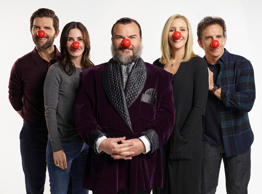 Jack Black, Adam Scott, Lisa Kudrow, Ben Stiller, Courteney Cox, Rose Nose Day 2020